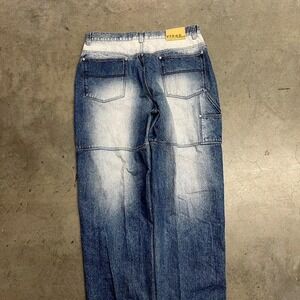 Y2K double knee‎ vibes baggy jeans